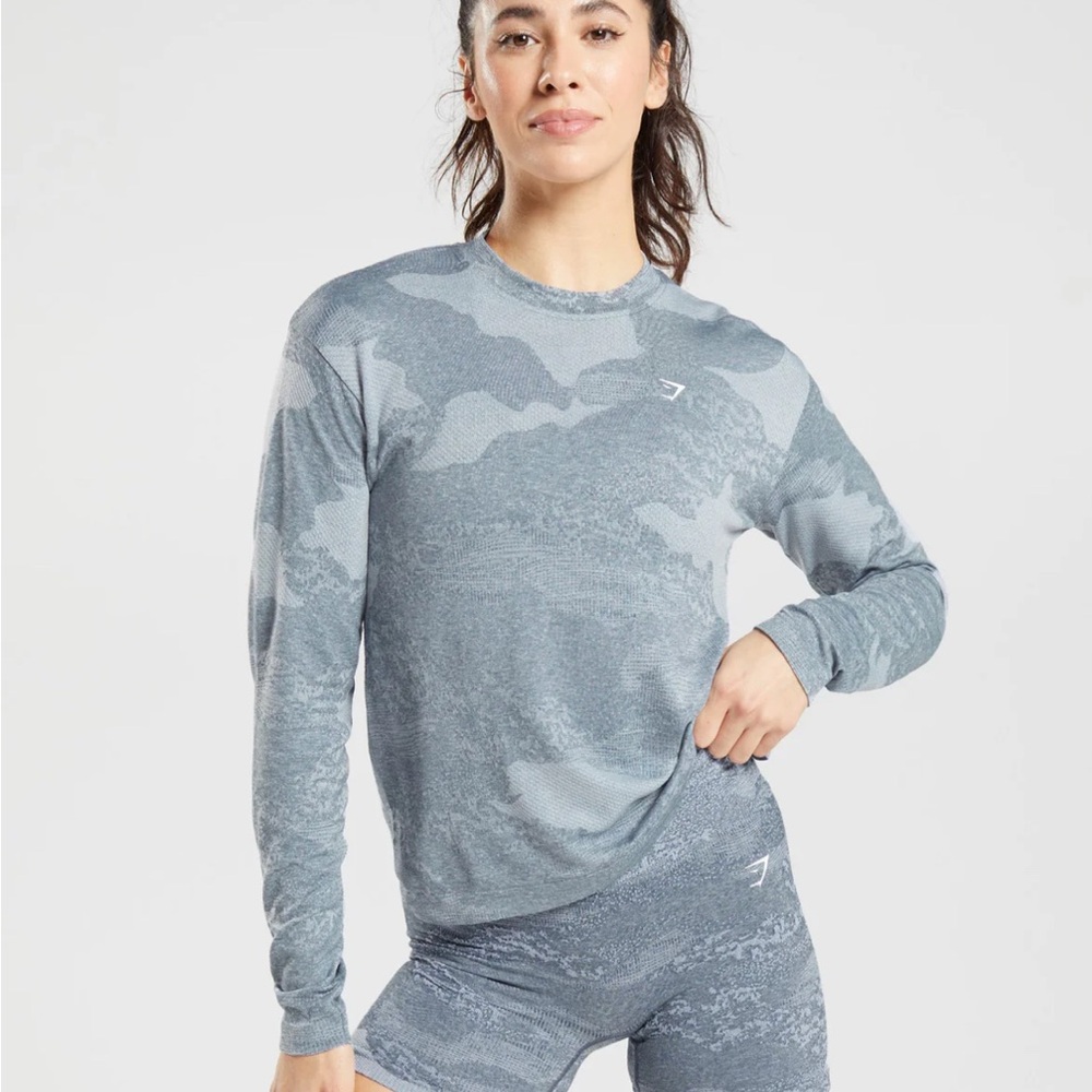 ADAPT CAMO SEAMLESS LONG SLEEVE TOP